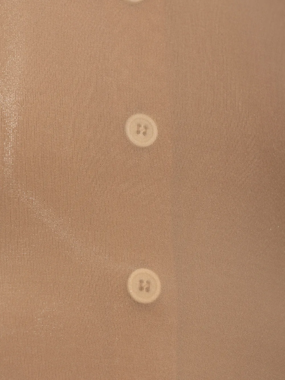 Maison Margiela T-shirt met knoopdetail Beige