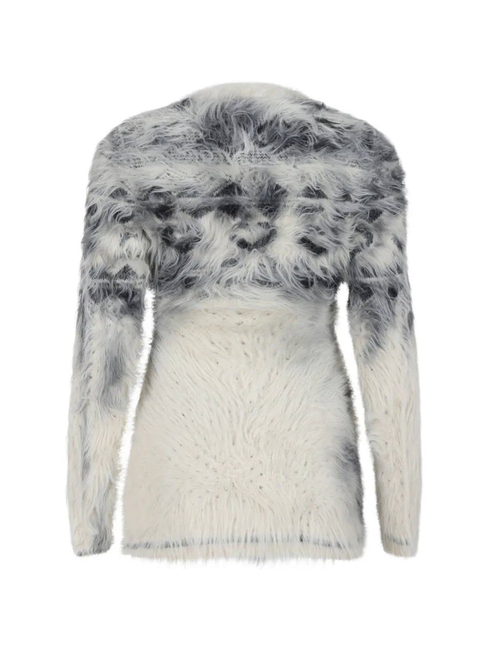 Maison Margiela Vest van imitatiebont met luipaard-patroon Beige