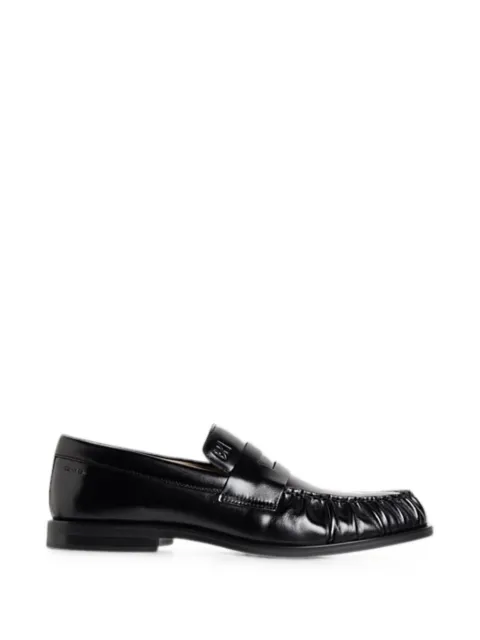 Calvin Klein Theo ruched-detail loafers