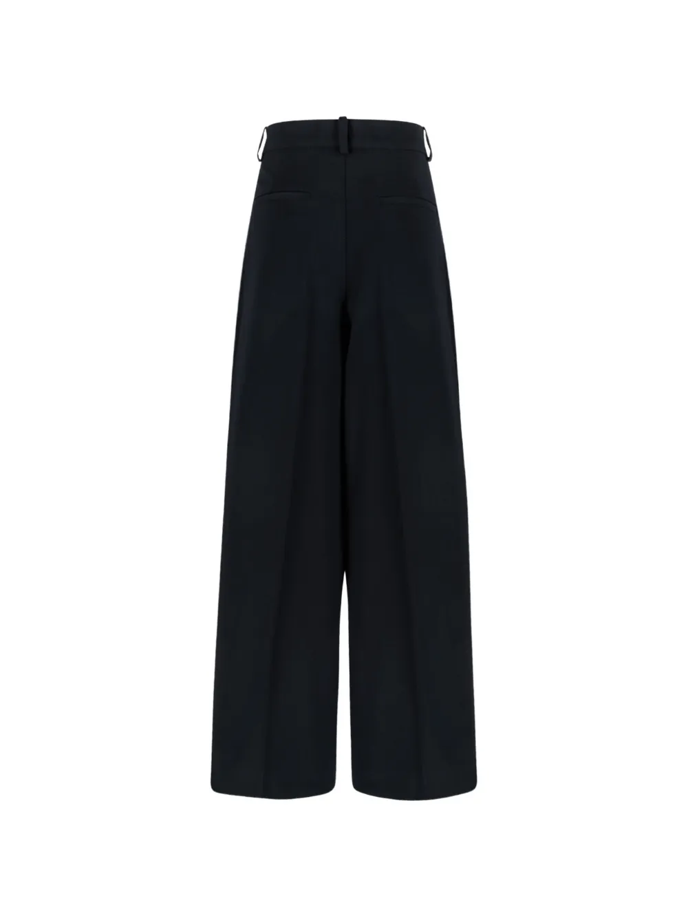 P.A.R.O.S.H. Plooibroek met wijde pijpen Blauw