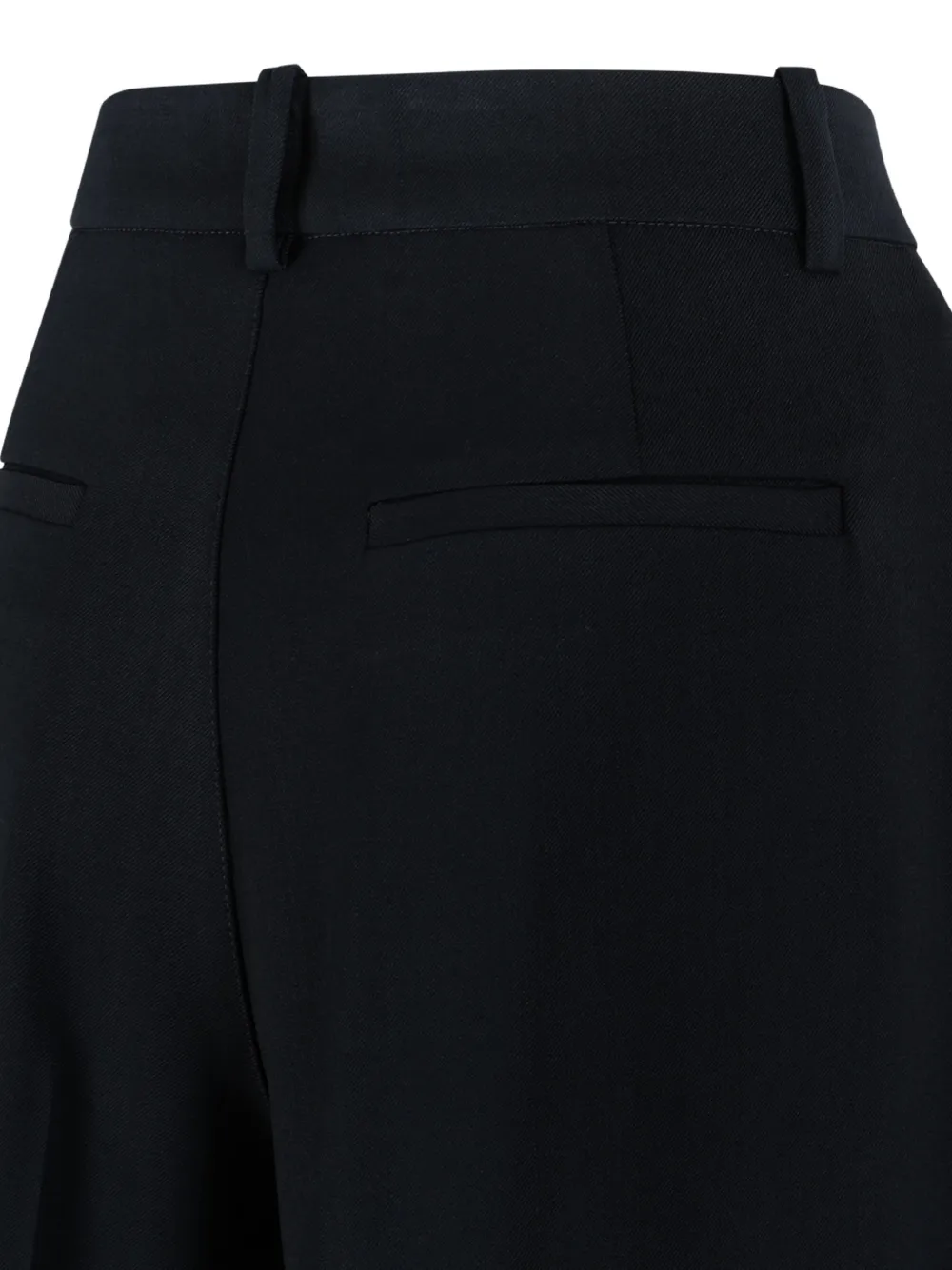P.A.R.O.S.H. Plooibroek met wijde pijpen Blauw