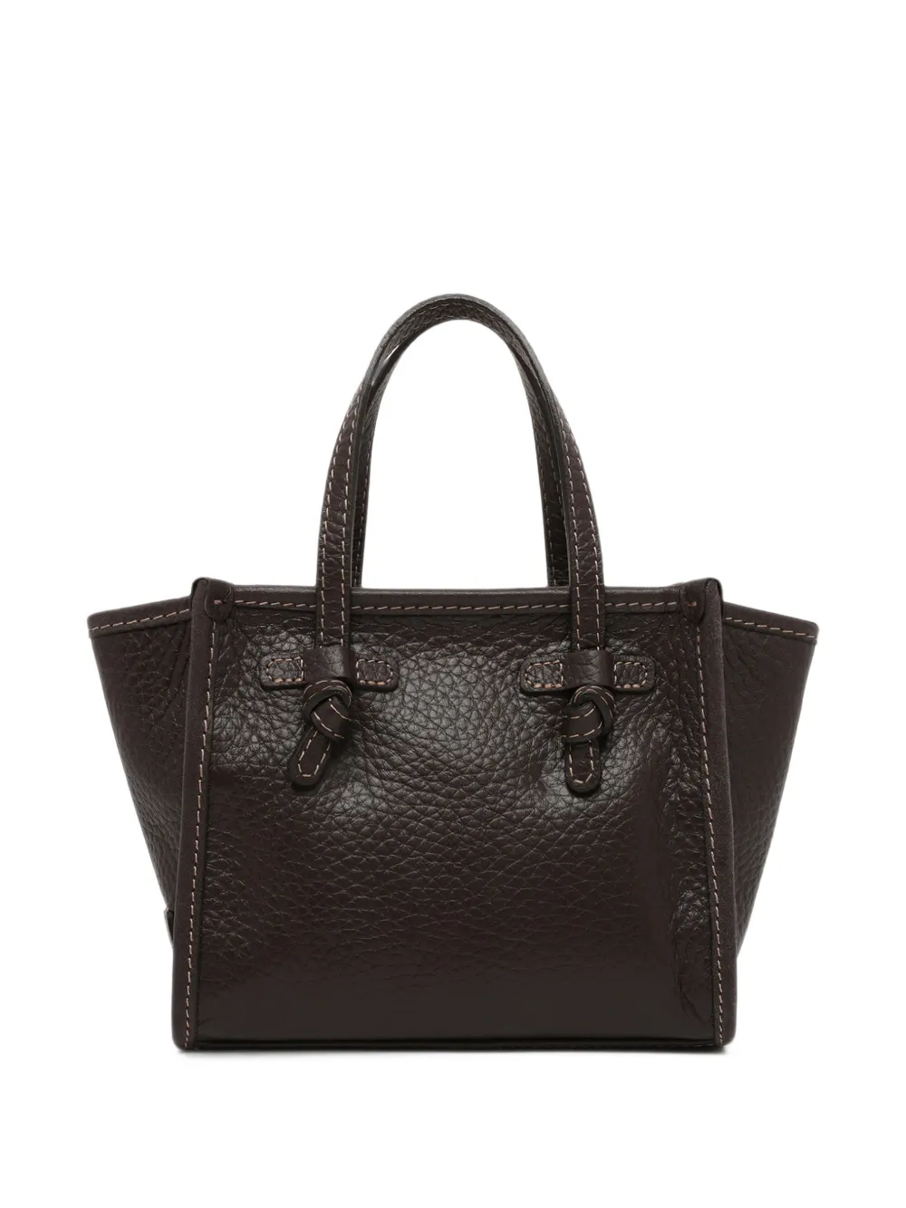 MARCELLA CLUB Miss Marcella mini-shopper met geknoopt detail Bruin