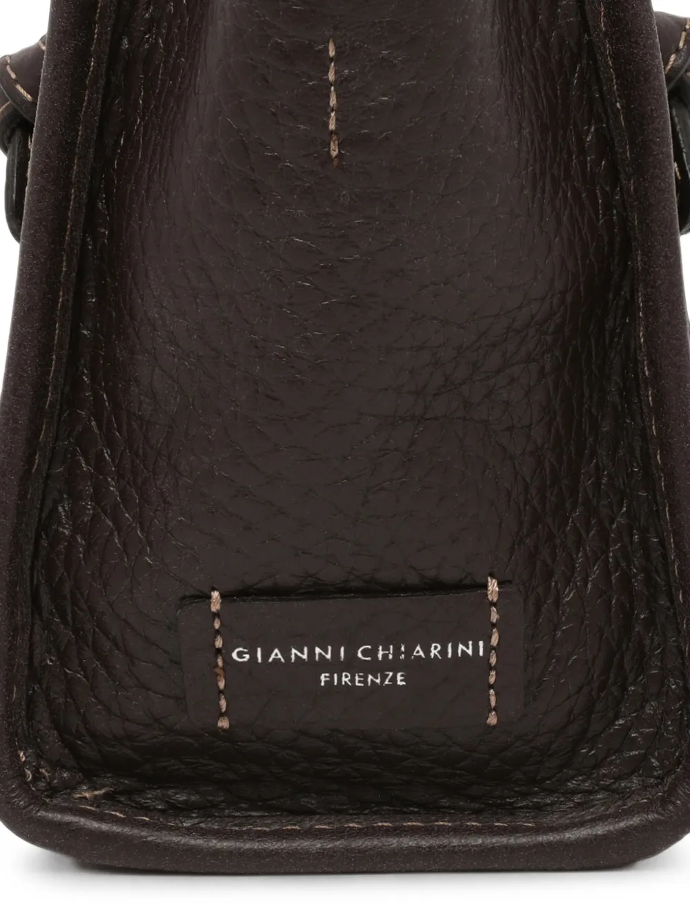 MARCELLA CLUB Miss Marcella mini-shopper met geknoopt detail Bruin