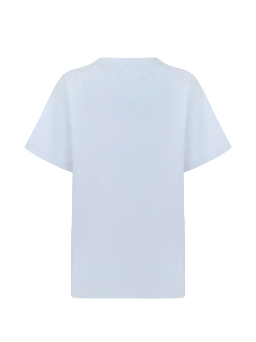 Maison Margiela Katoenen T-shirt met logoprint Blauw