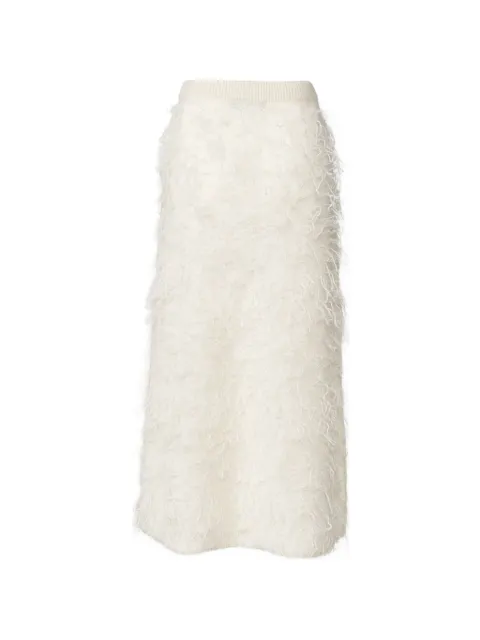 Fabiana Filippi brushed-finish gauze midi skirt