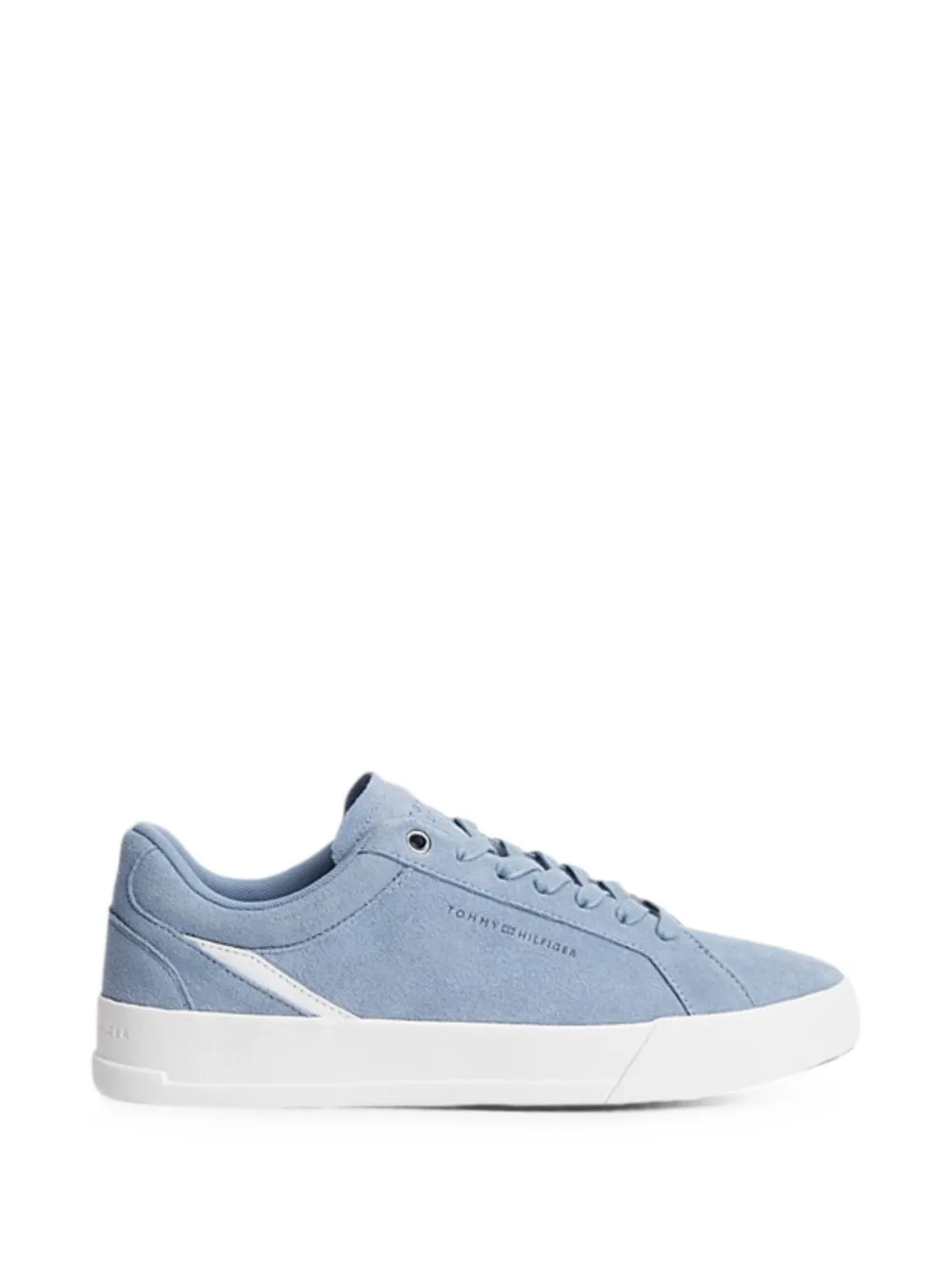 Tommy Hilfiger Court suede lace-up sneakers - Blu