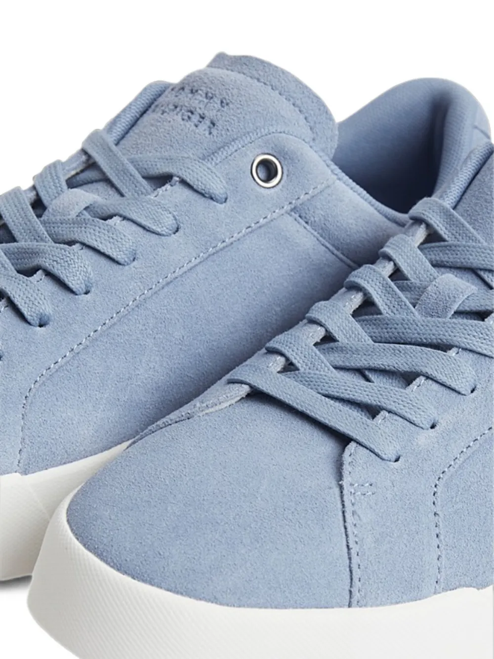 Tommy Hilfiger Court suède sneakers Blauw