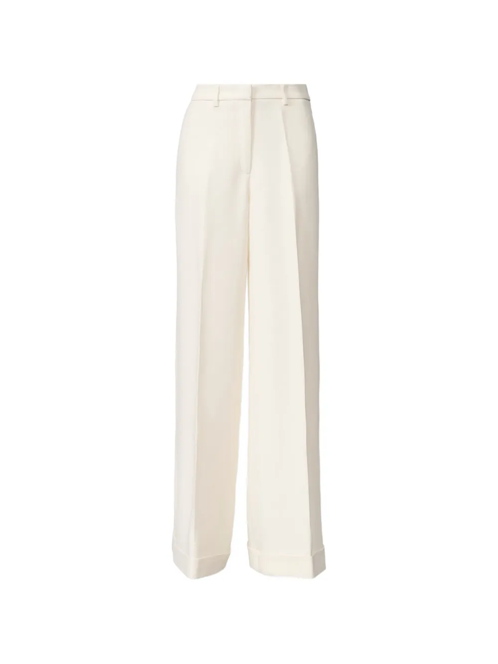 Fabiana Filippi embellished belt-loop wide-leg trousers - Weiß