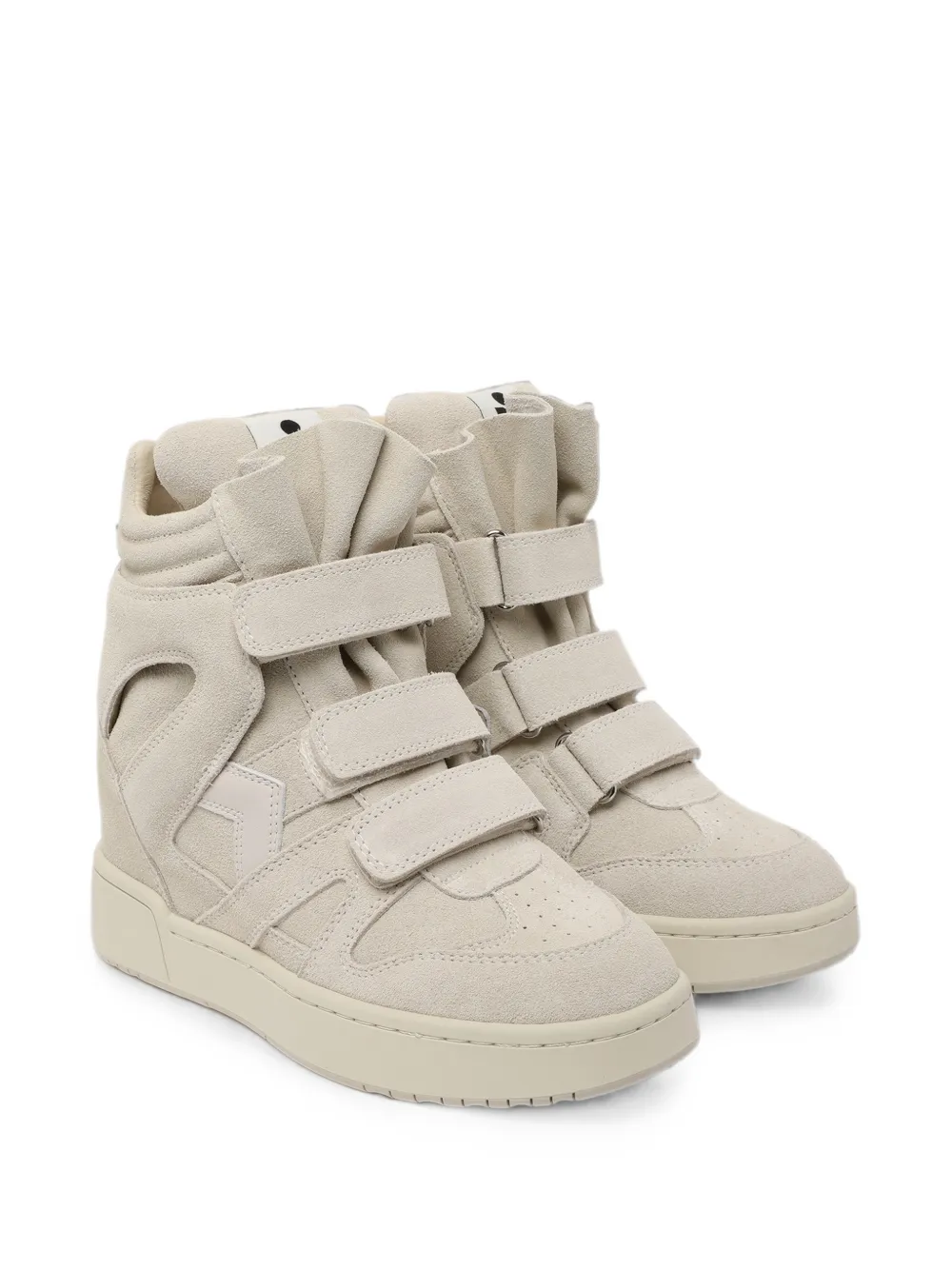 ISABEL MARANT Bekett sneakers leather wedged Beige