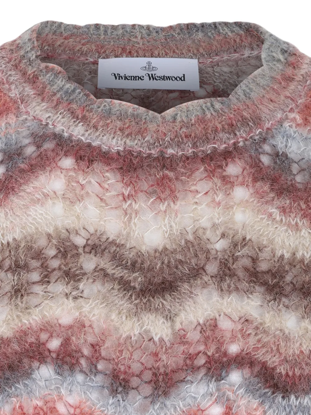 Vivienne Westwood Top met geborduurd logo Roze
