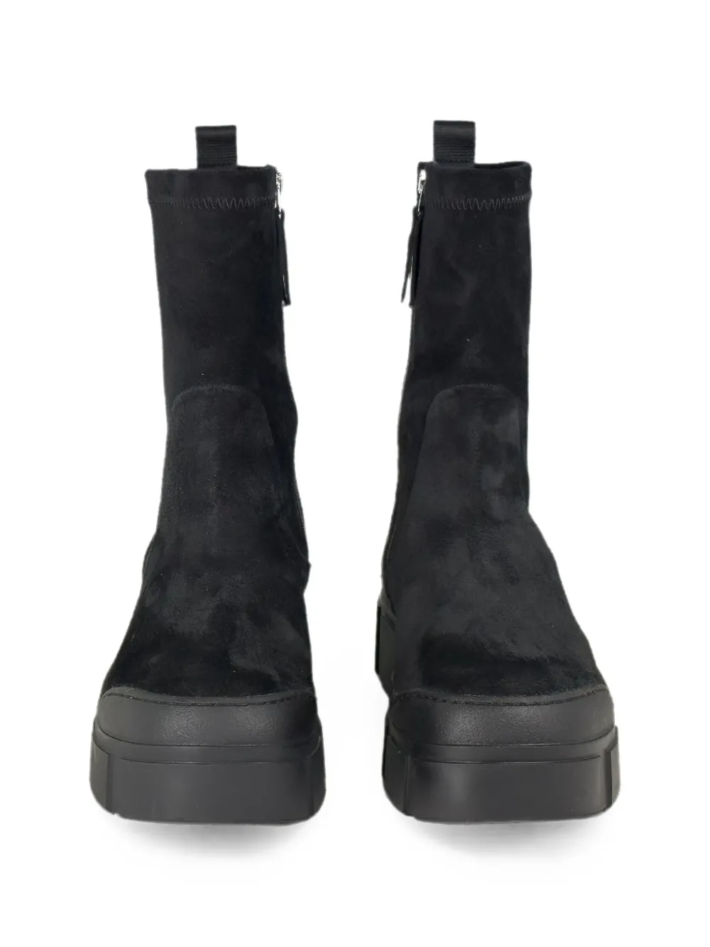 Vic Matie Enkellaarzen met chunky zool Zwart