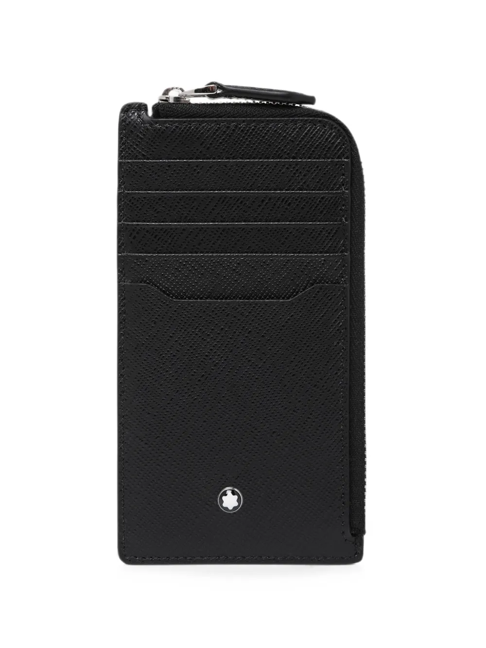 Montblanc logo-plaque zipped cardholder - Schwarz