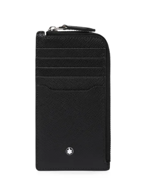 Montblanc logo-plaque zipped cardholder
