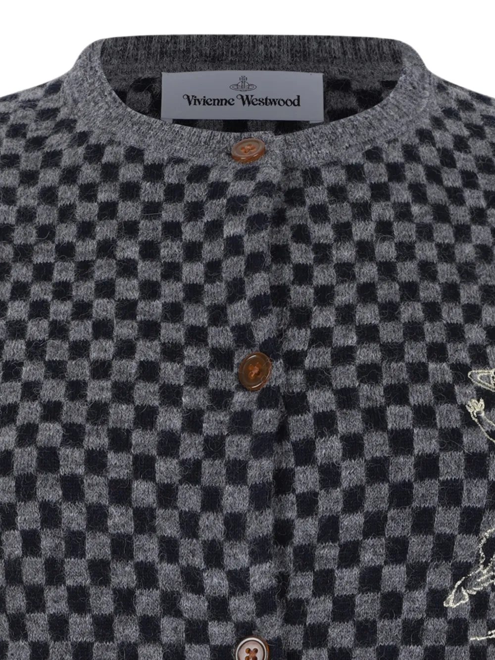 Vivienne Westwood Checkmate vest Grijs