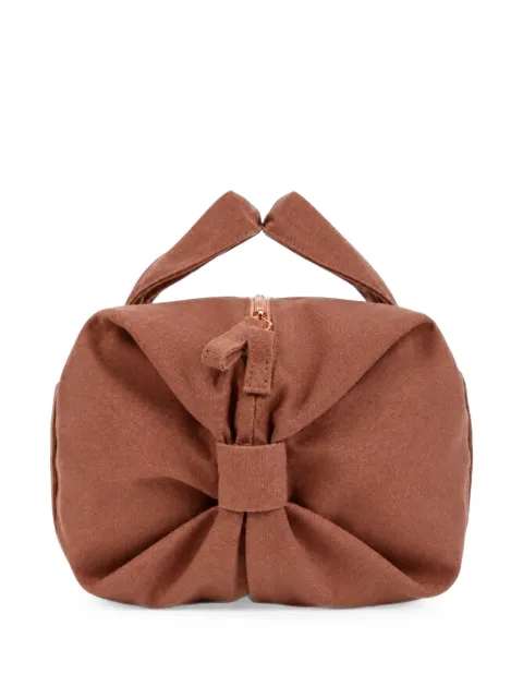 Repetto medium logo-print canvas bag