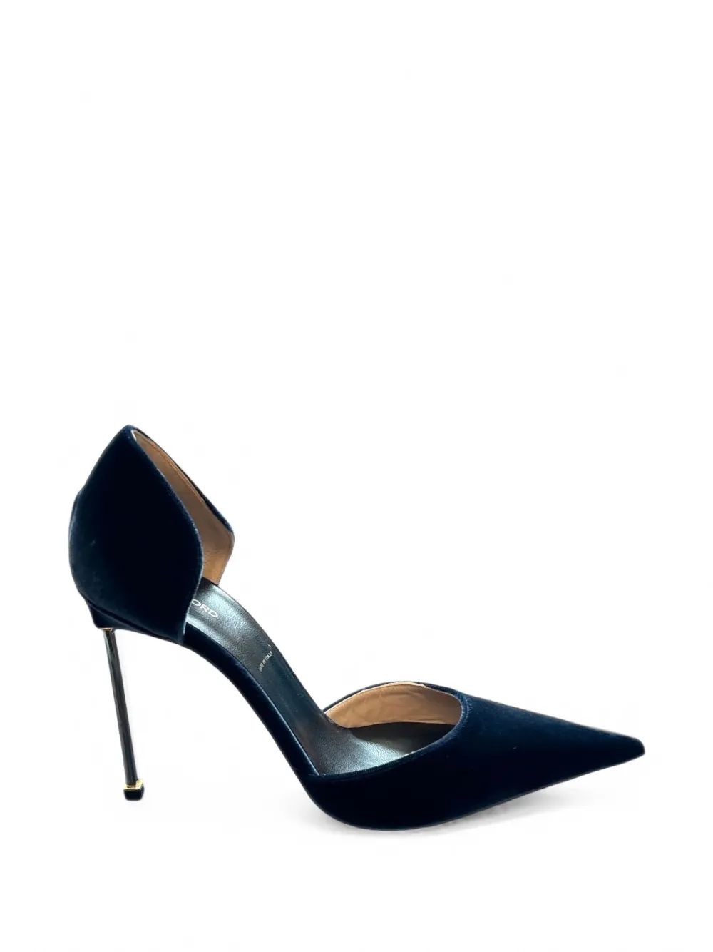 TOM FORD pointed-toe velvet pumps Blauw