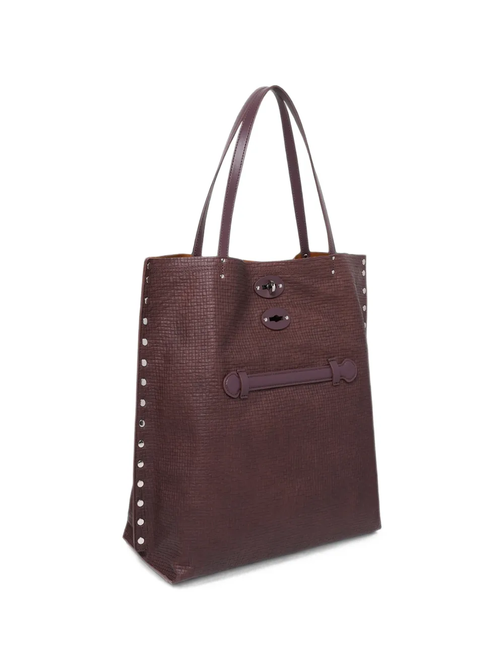 Zanellato Leren shopper Bruin