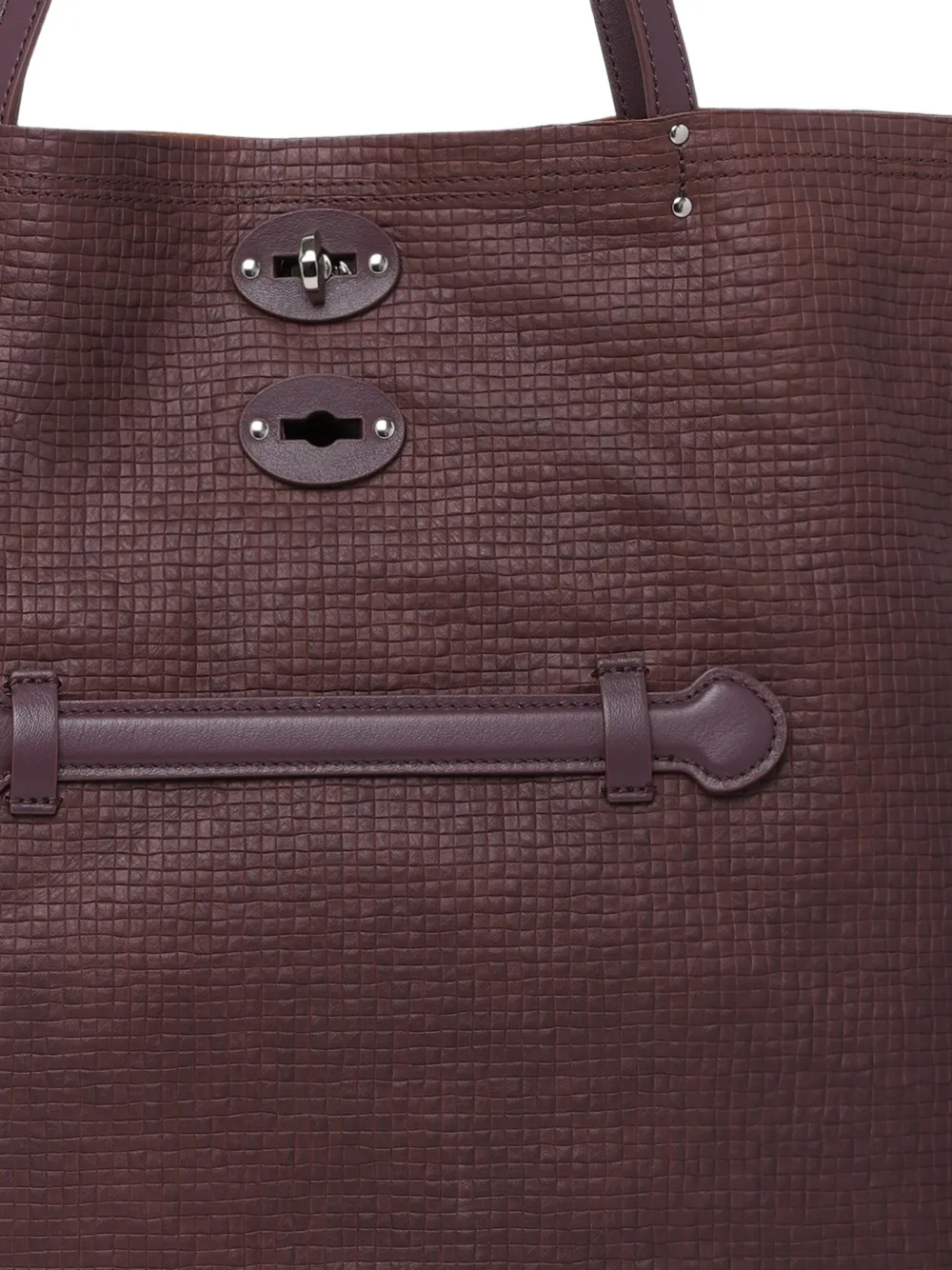 Zanellato Leren shopper Bruin