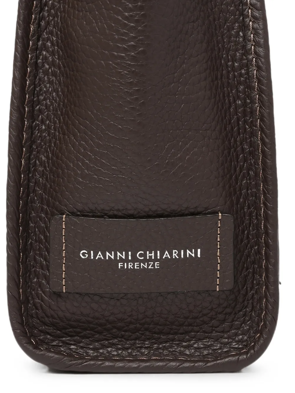 MARCELLA CLUB Marcella leren shopper met geknoopte detail Bruin