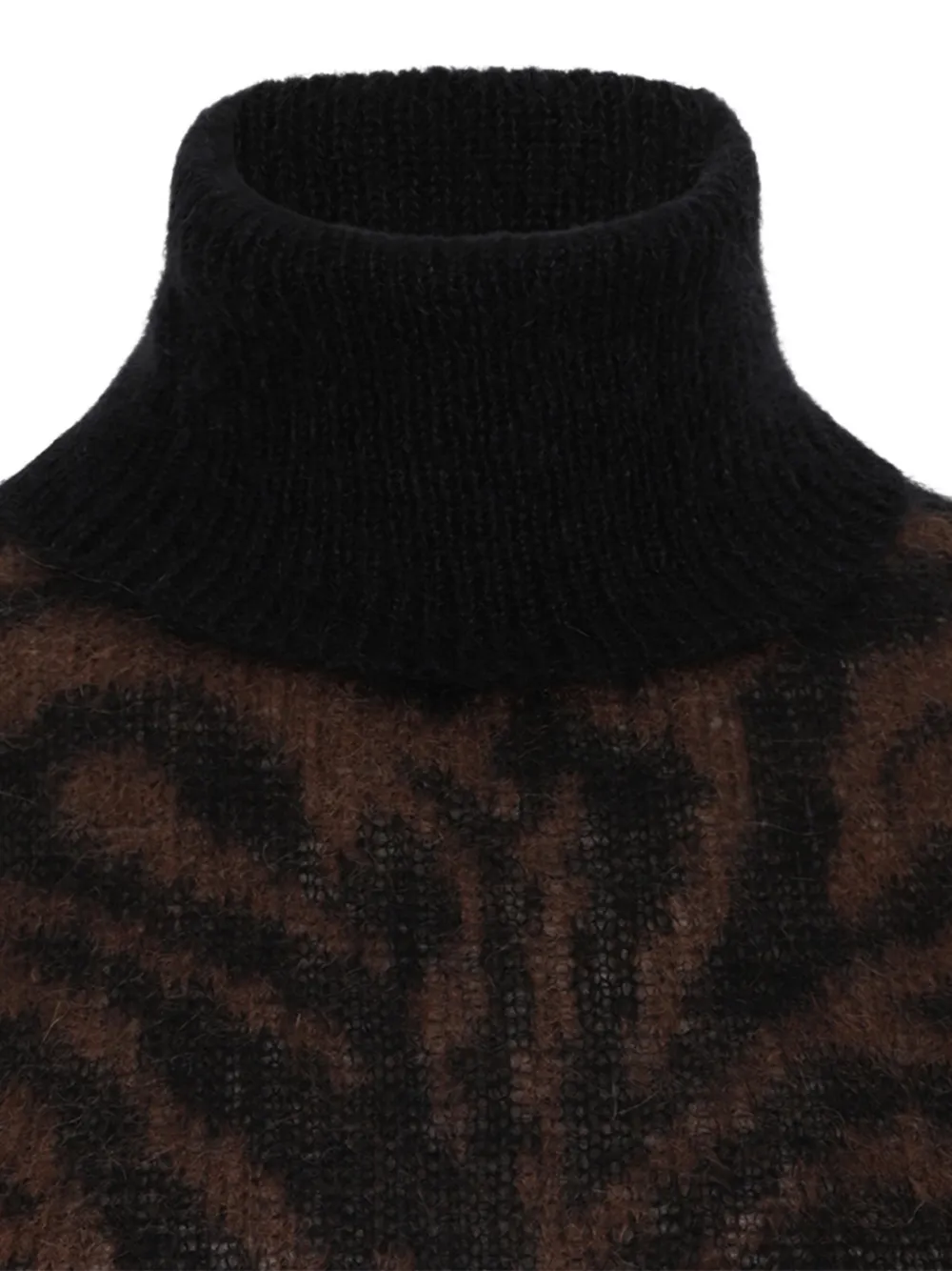 P.A.R.O.S.H. Coltrui met zebraprint Bruin