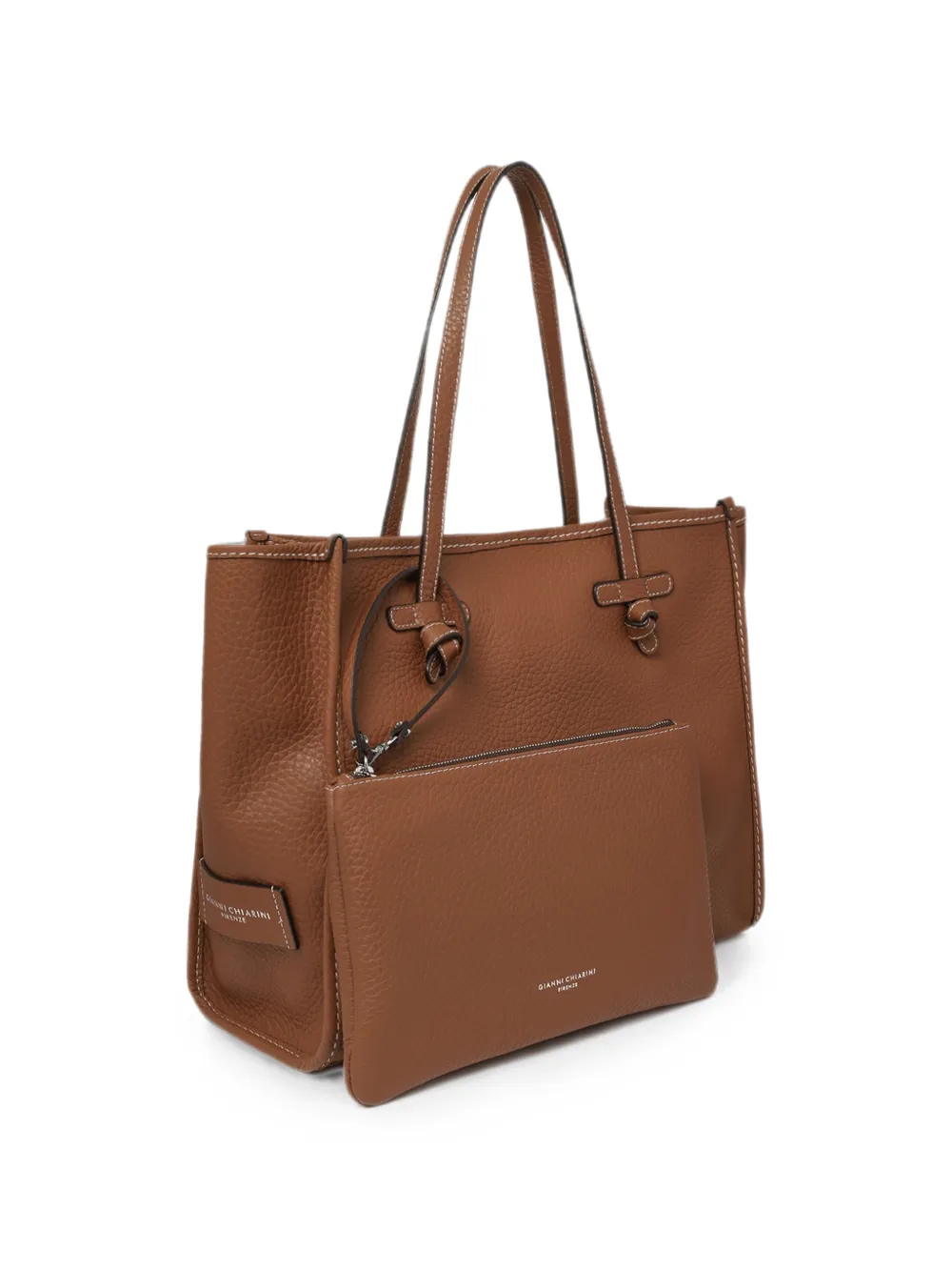 MARCELLA CLUB Shopper met geknoopt detail Bruin