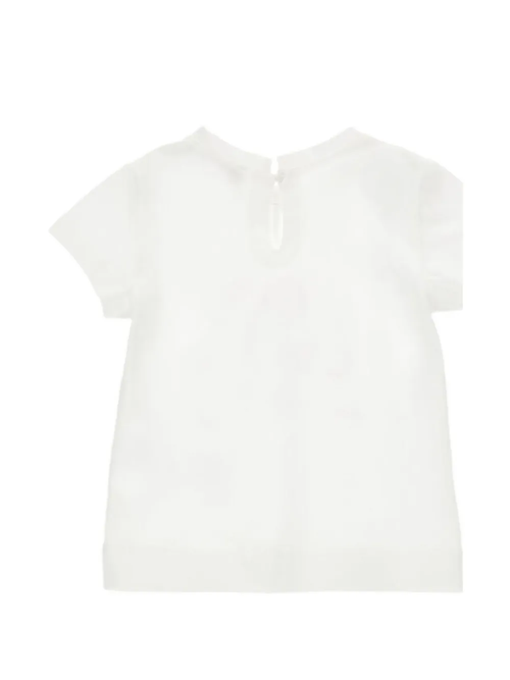Monnalisa floral-print T-shirt Wit