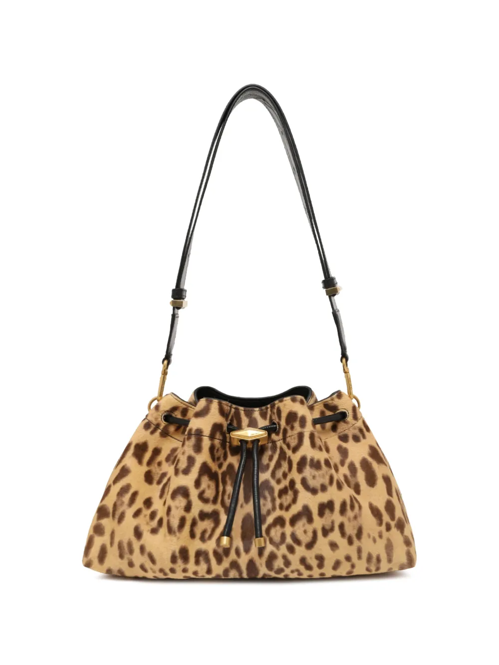 Jimmy Choo Cinch leopard-print shoulder bag - Toni neutri