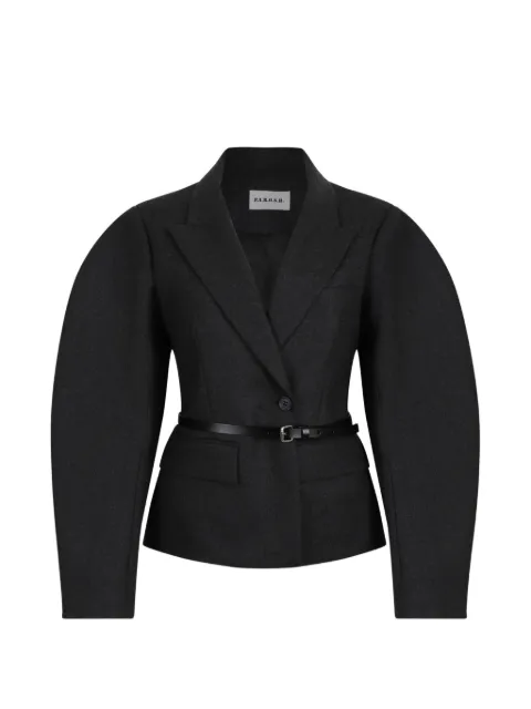 P.A.R.O.S.H. belted puff-sleeve blazer