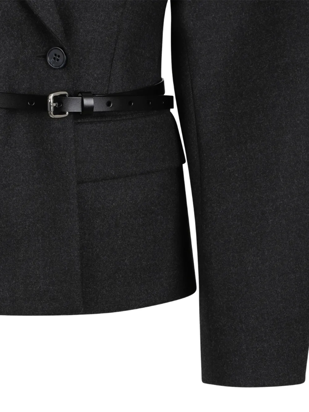 P.A.R.O.S.H. Blazer met pofmouwen Grijs