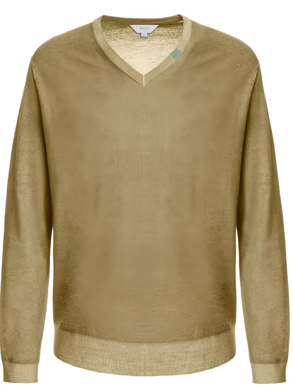 Malo Tavolozza gebreide trui Beige