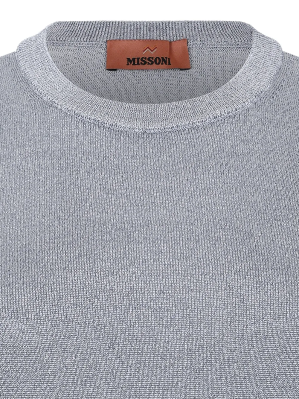 Missoni Trui met metallic-effect en korte mouwen Grijs