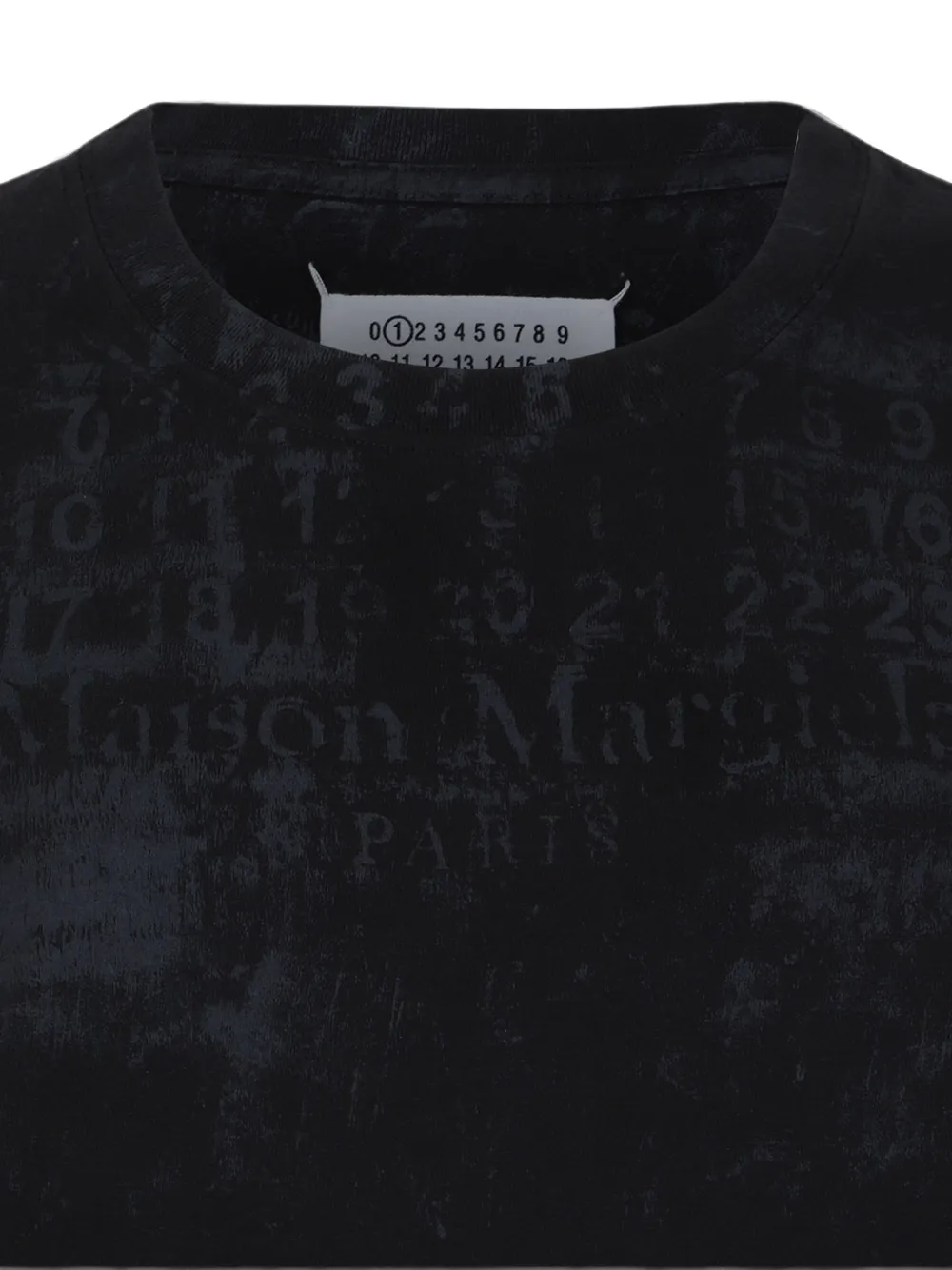 Maison Margiela T-shirt met logoprint Zwart