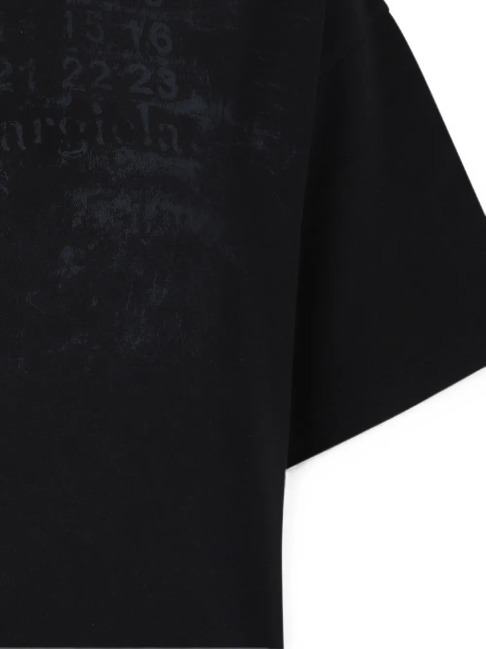 Maison Margiela T-shirt met logoprint Zwart
