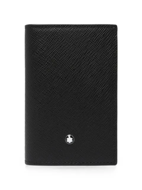 Montblanc logo-plaque cross-grain cardholder
