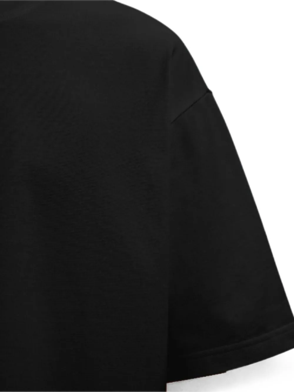 SELECTED T-shirt met ronde hals Zwart