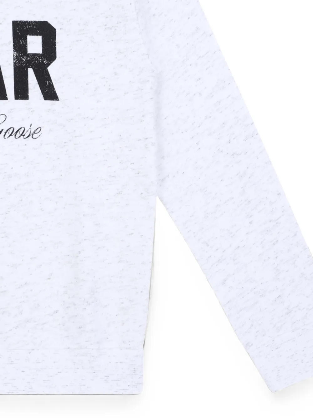 Golden Goose Kids Sweater met logoprint Grijs