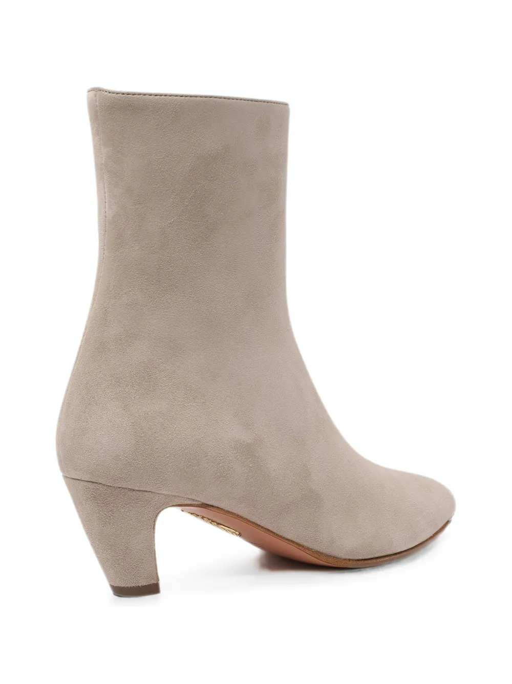 Aquazzura Sloan suede ankle boots Grijs