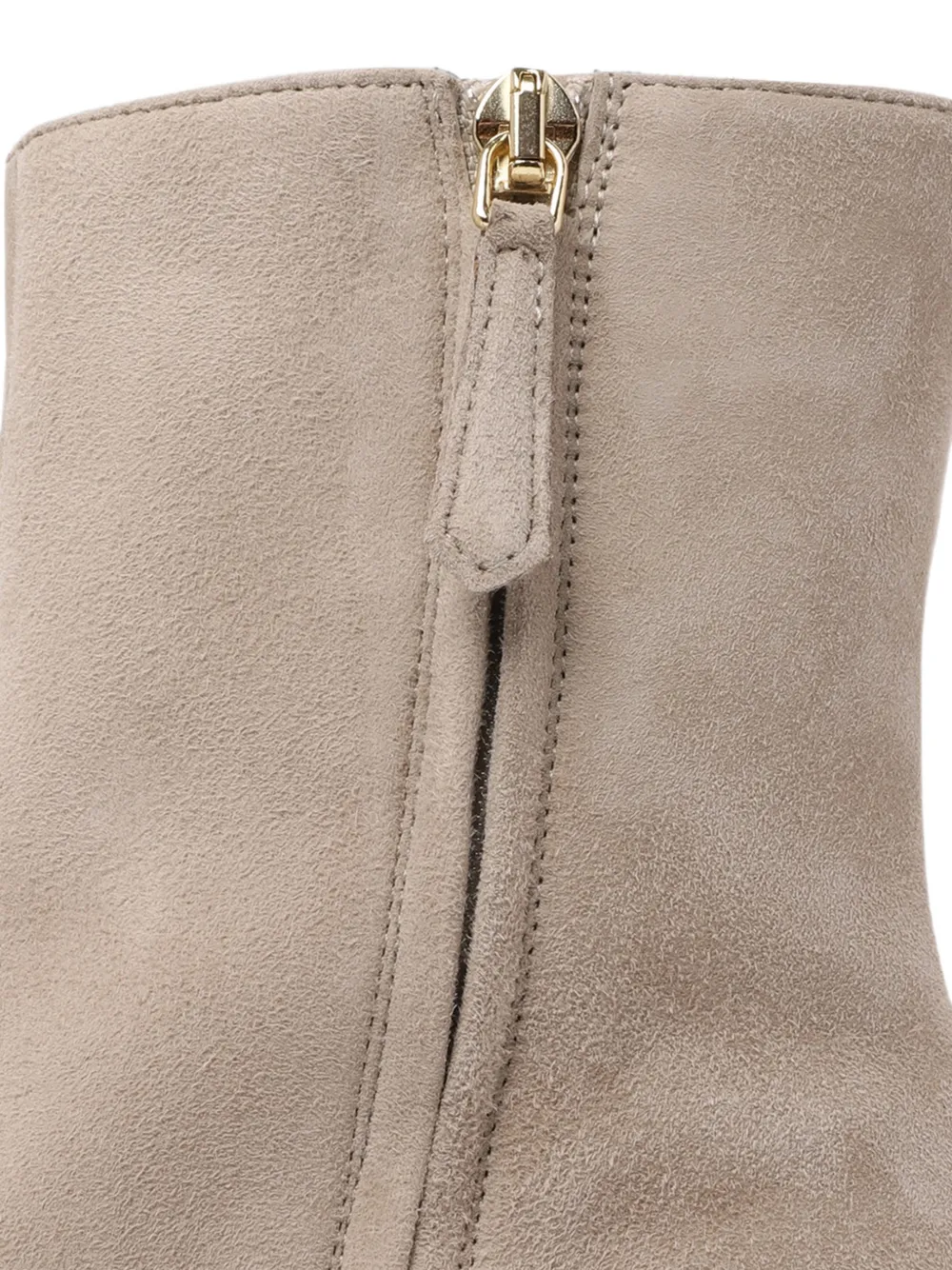 Aquazzura Sloan suede ankle boots Grijs