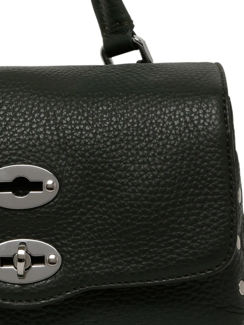 Zanellato baby Postina leather tote bag Groen