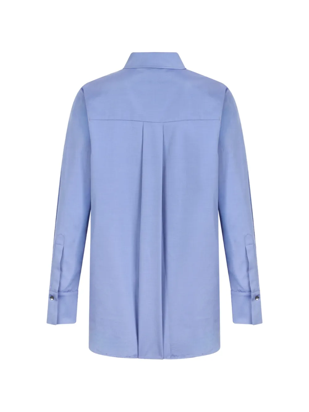 P.A.R.O.S.H. Blouse met geplooide rug en lange mouwen Blauw