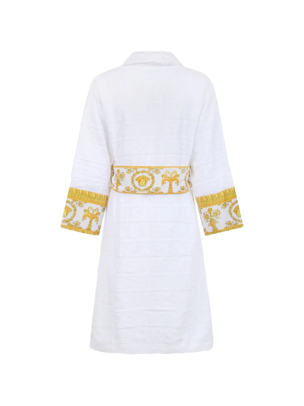 Versace Home I Love Baroque badjas met logo-jacquard Wit