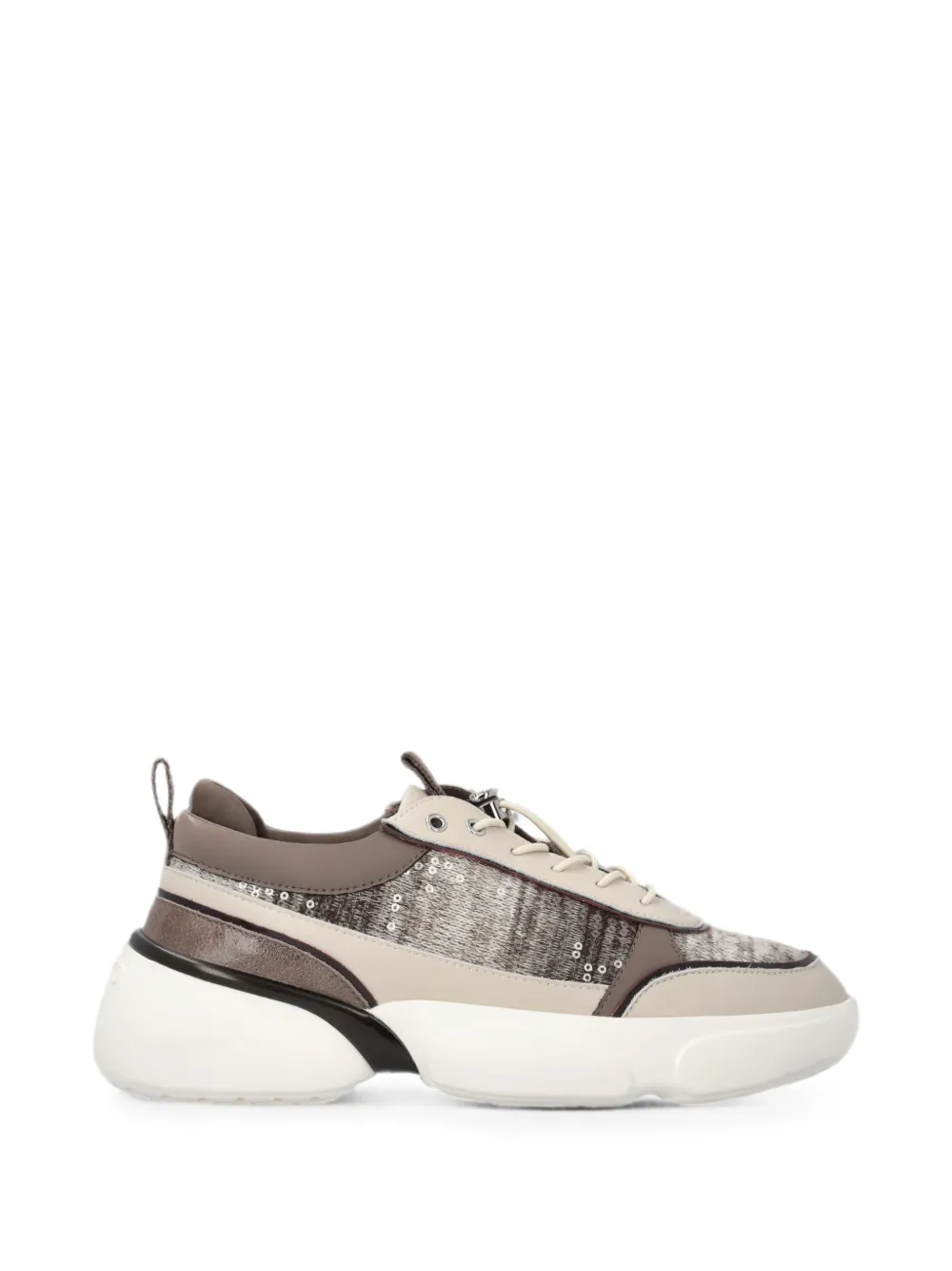 PINKO sequin-embellished panelled sneakers - Toni neutri