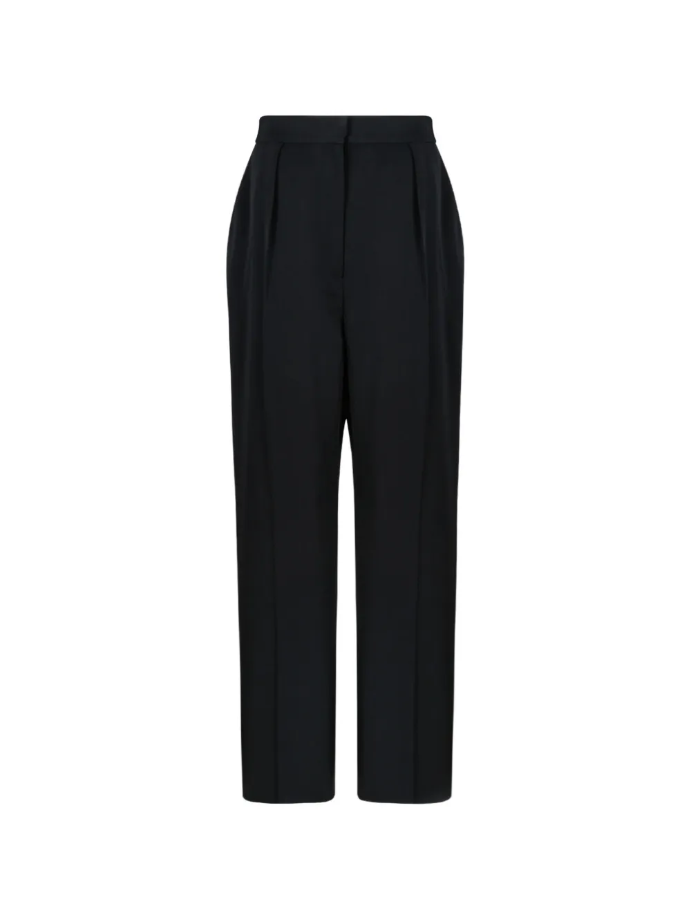 Balmain pleated straight-leg trousers - Schwarz