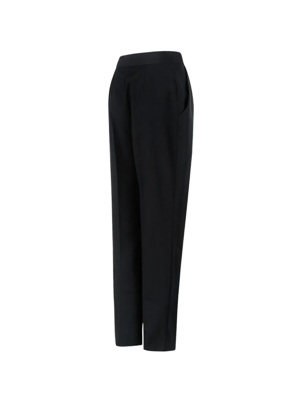 Balmain pleated straight-leg trousers Zwart