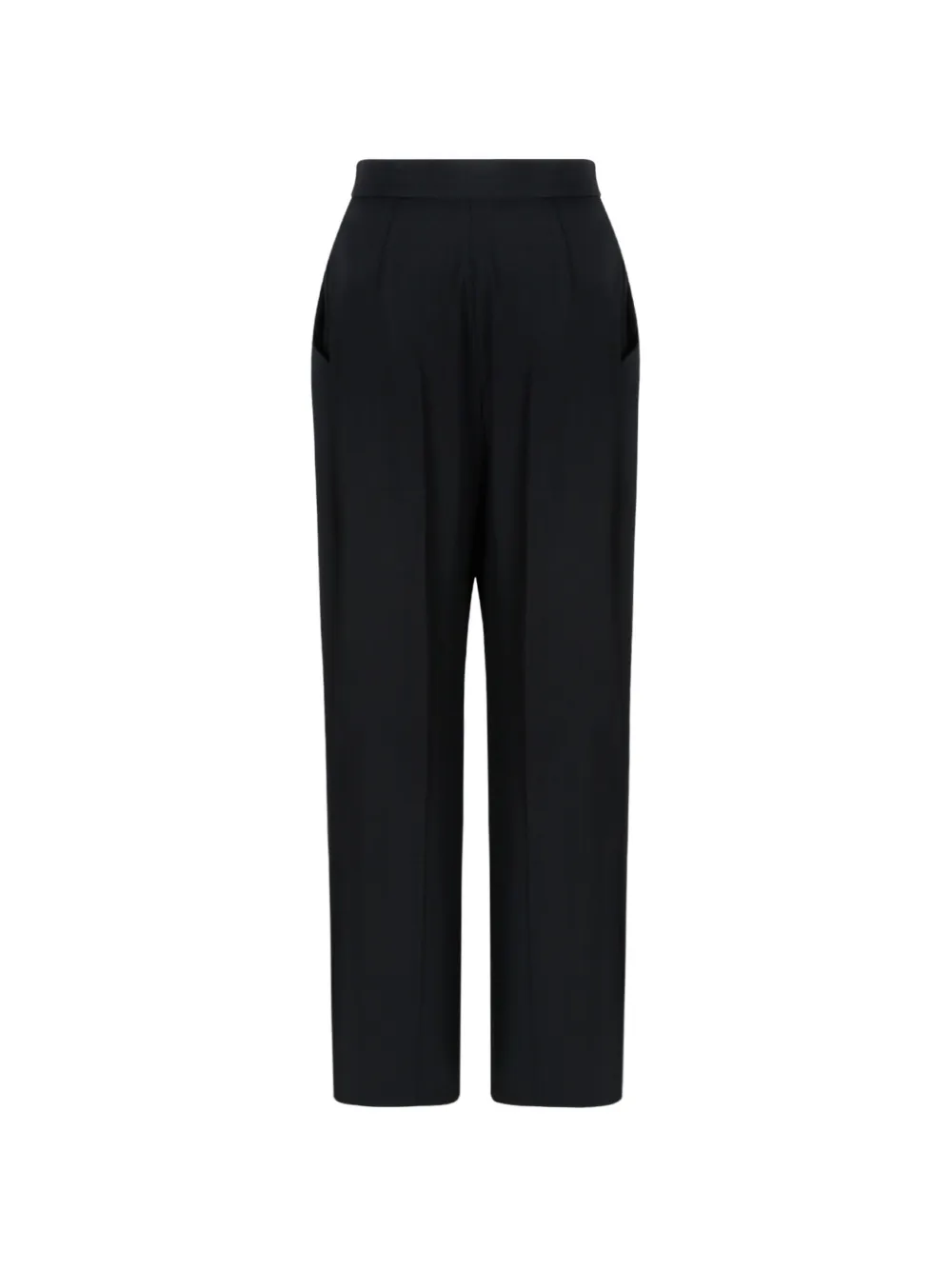 Balmain pleated straight-leg trousers Zwart