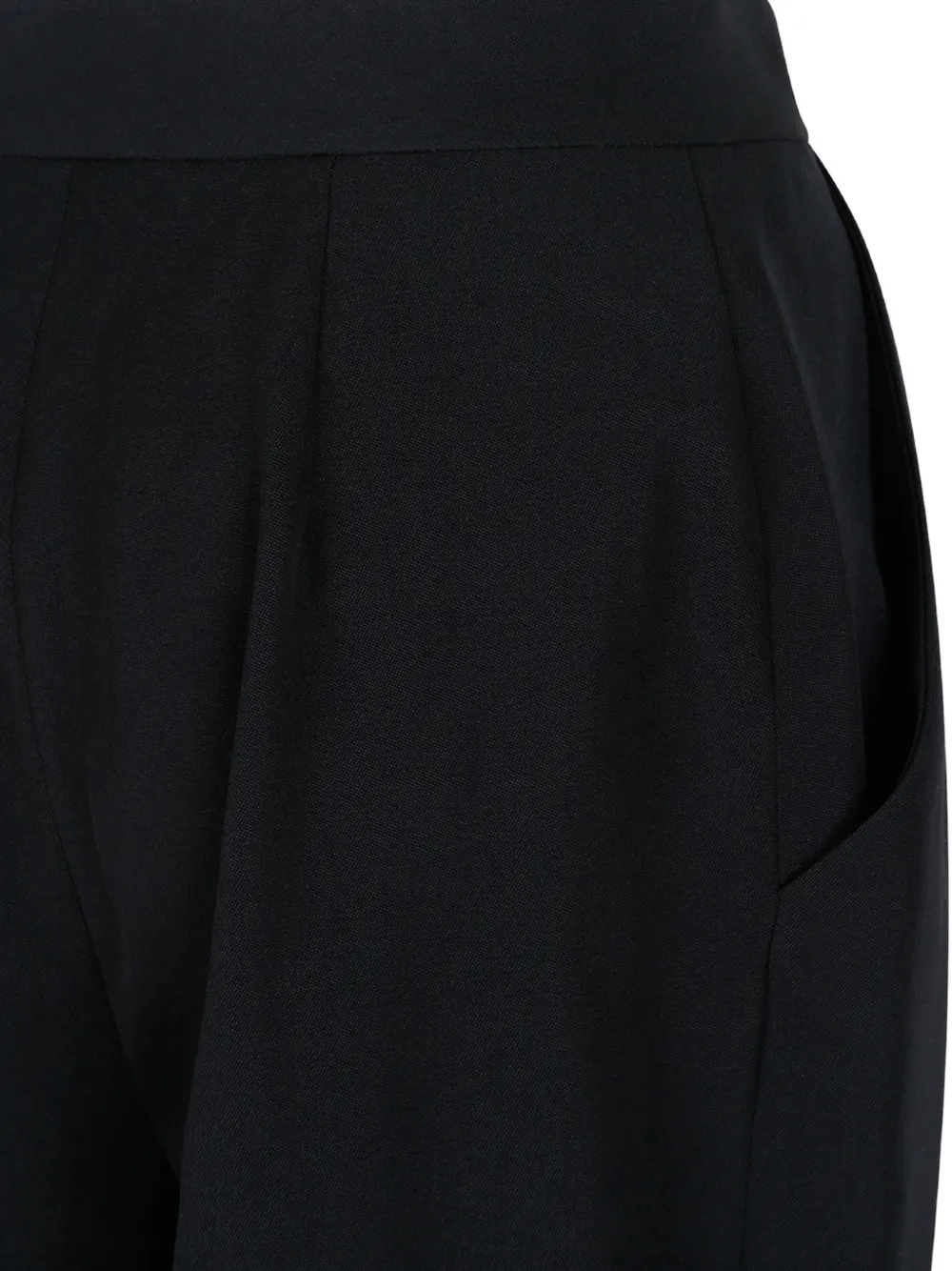 Balmain pleated straight-leg trousers Zwart