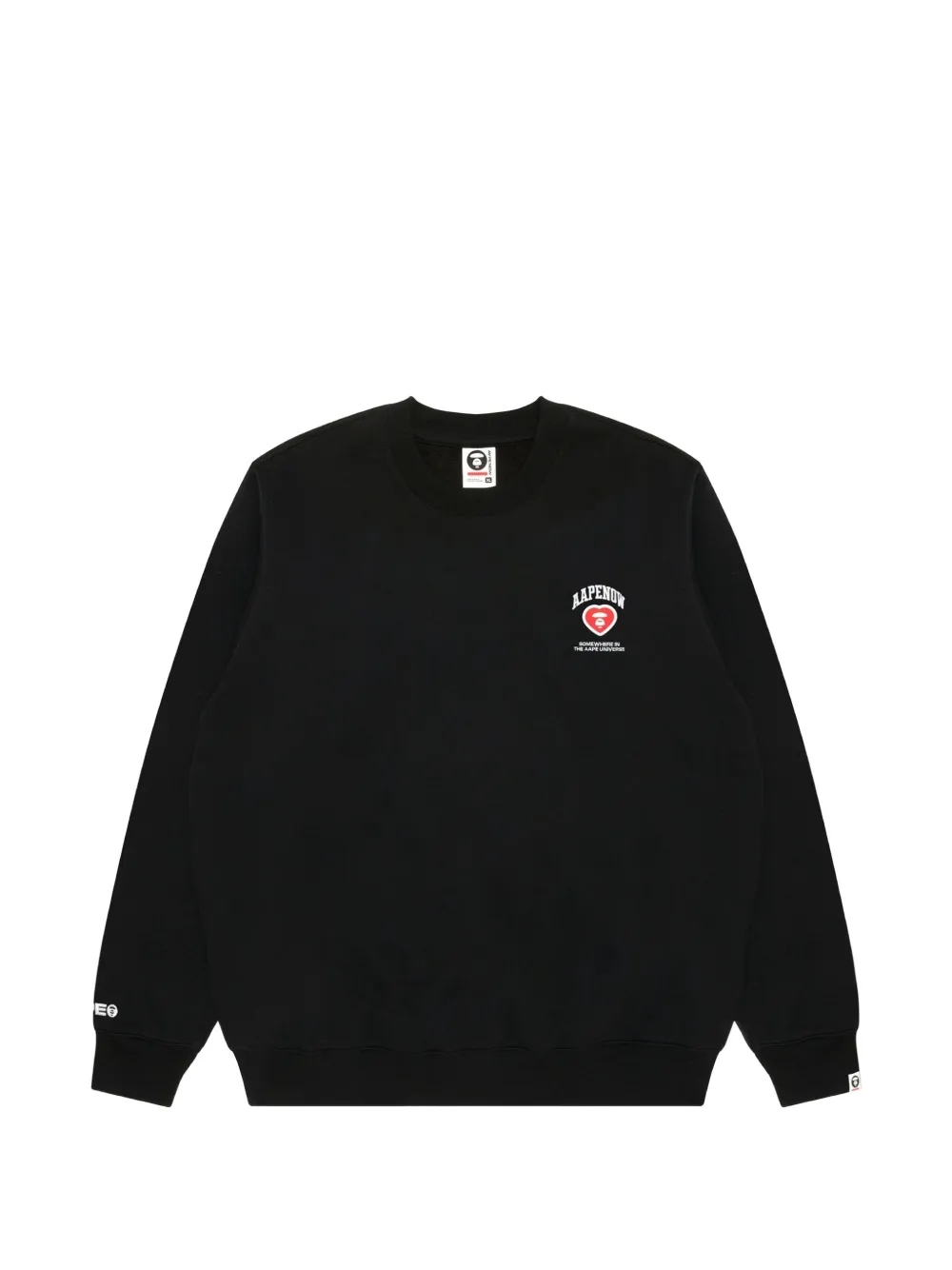 AAPE BY *A BATHING APE® heart-patch sweatshirt