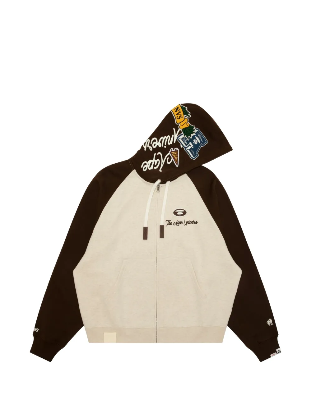 AAPE BY *A BATHING APE® zip-up hoodie · M