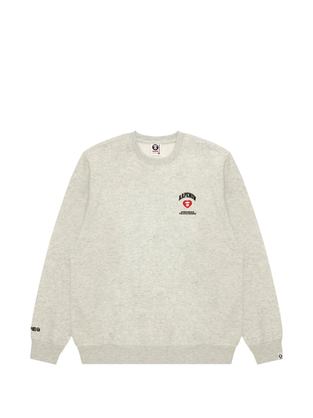 AAPE BY *A BATHING APE® Moonface-patch sweatshirt