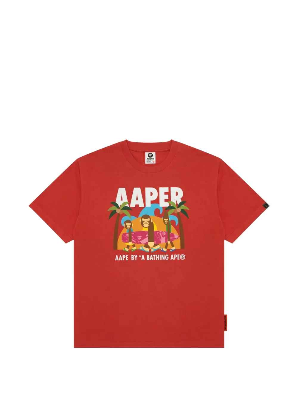 AAPE BY *A BATHING APE® AAPER graphic-print T-shirt · XL